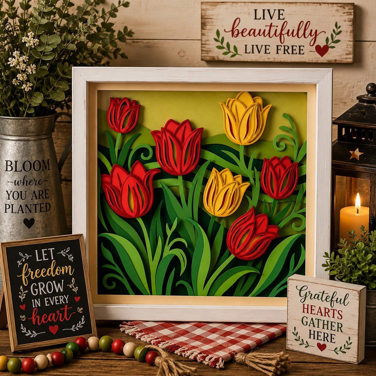 Tulip Garden Harmony